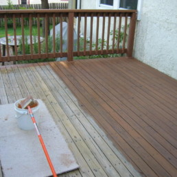 Painting Contractor in Winnipeg Manitoba - Deck Staining
